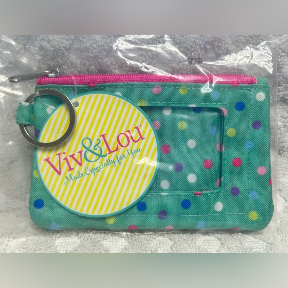 Viv&Lou Keychain Wallet/Change Purse - New In Bag with Tags